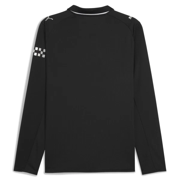 Manchester City dresi Gostujoči 2025-26 Dolgi Rokav Moški Črna