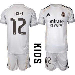 Nogometni Dresi za otroke Real Madrid Domači 2025-26 Trent Alexander-Arnold 12