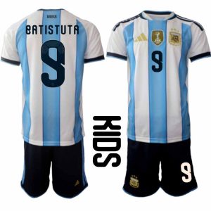 Nogometni dres Argentina Gabriel Batistuta #9 Domači SP 2026