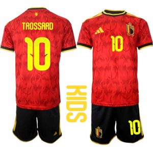 Otroški dresi Leandro Trossard #10 Belgija Domači SP 2026