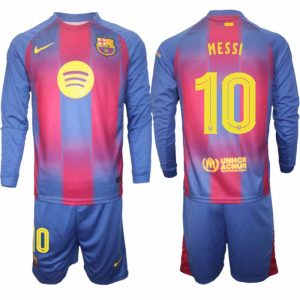 Dresi Lionel Messi #10 Barcelona Domači 2025-26 UEFA Champions League