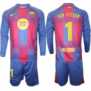 Dresi Marc-André ter Stegen #1 Barcelona Domači 2025-26 UEFA Champions League